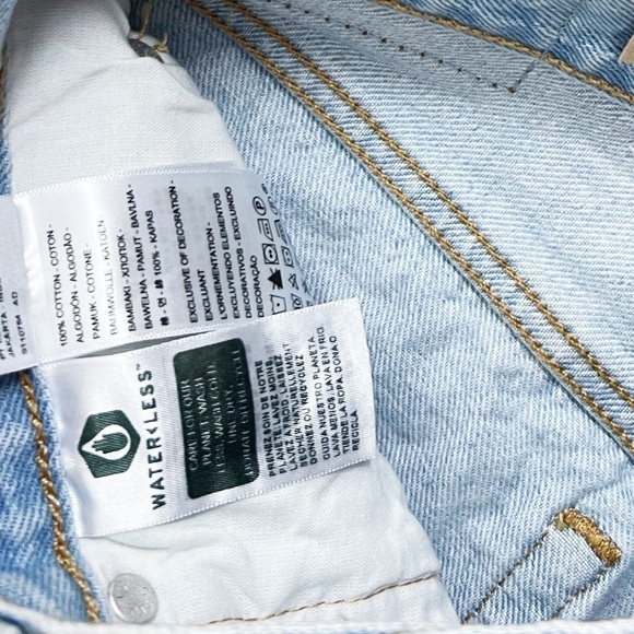 NWT Levi’s 501 High Rise Distressed Skinny Jeans in Ojai Snow - Picture 10 of 10